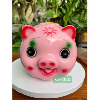 Heo PI size nhỏ 15*14*14cm/LỖ NGANG, ống tiết kiệm, lợn đất tiết kiệm, quà tặng lưu niệm, decor trang trí