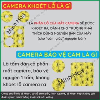 [Mua 1 tặng 1] Dán cường lực bảo vệ camera dành cho Oneplus 1+ Turbo 6 6V V 8T loại nano chống bể, PPF chống trầy