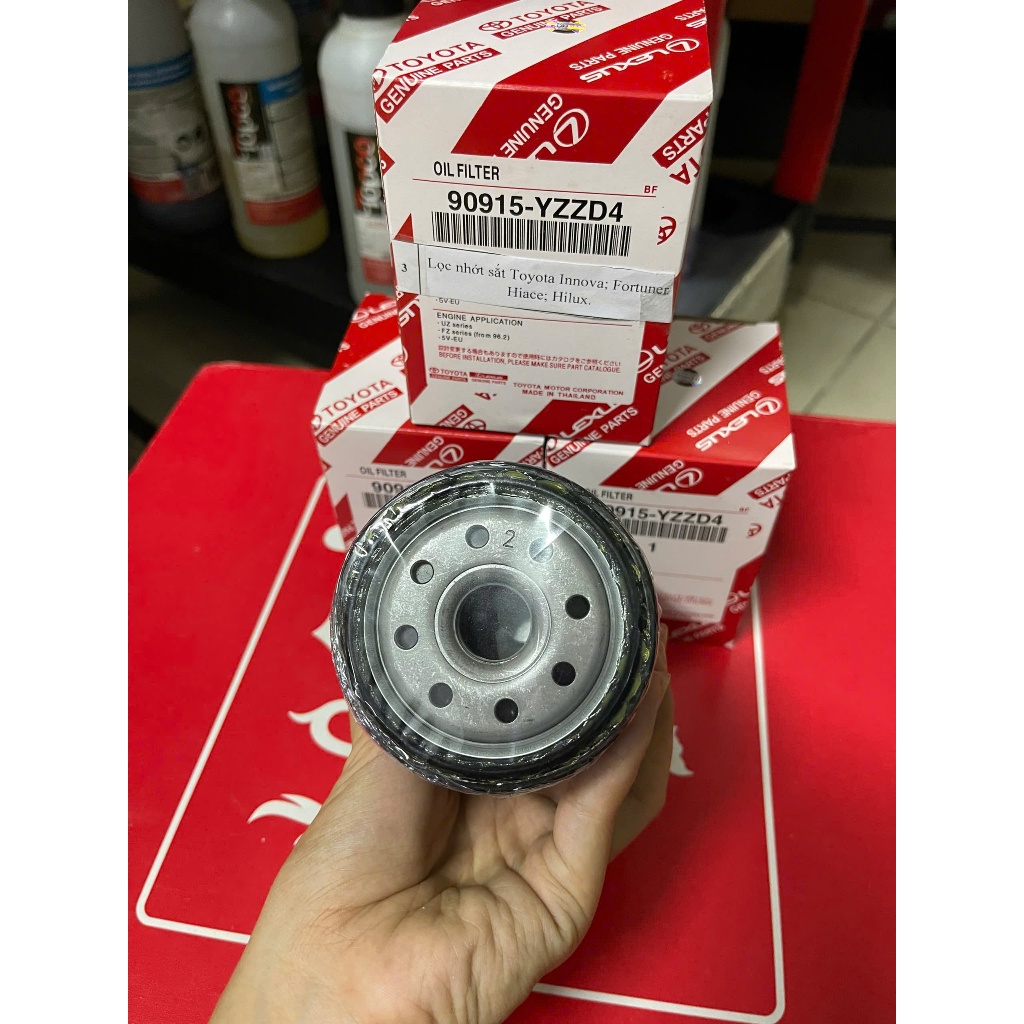 Lọc nhớt sắt 90915-YZZD4  Toyota Innova; Fortuner ; Hiace; Hilux.