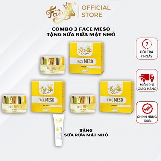  COMBO 3 Face MESO 10gram Fairy Dưỡng Trắng căng bóng da 