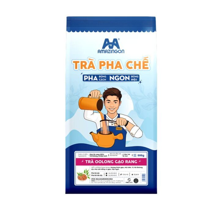 Trà olong gạo rang AMAZINgon 500gram