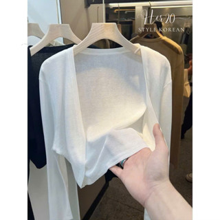 (HÀNG QC- SẴN) Áo khoác cardigan dệt kim mỏng mềm mịn, Áo khoác dài tay thời trang hè cho nữ AKL112