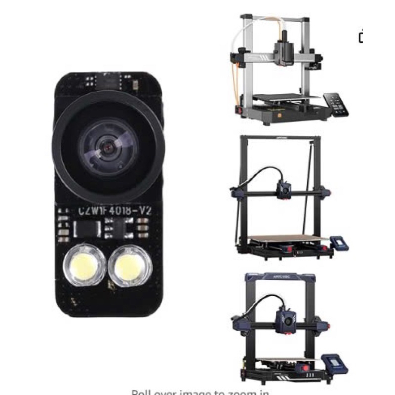 Camera máy in 3D Anycubic Camera Kobra 3, tương thích với máy in Anycubic Kobra 3/ Kobra 2 Pro/Plus/Max/Klipper