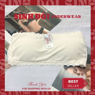 Áo ống nữ croptop cúp ngực gài sau có đệm mút chất thun mềm mịn siêu co giãn thoáng mát