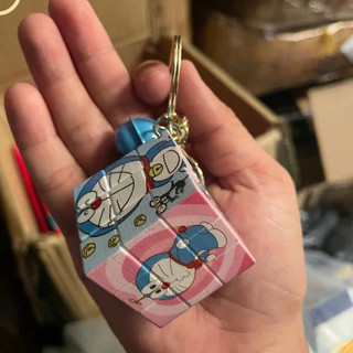 Móc Khoá Rubik Mini Mẫu Doraemon