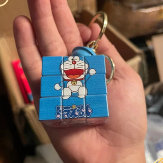 Móc Khoá Rubik Mini Mẫu Doraemon