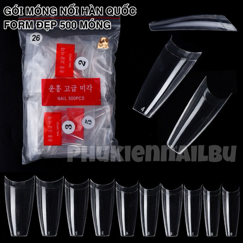 Móng nối hàn quốc, móng tip hàn quốc loại đẹp