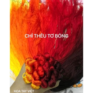 Set chỉ tơ bóng làng nghề số 14 ( 200gam)