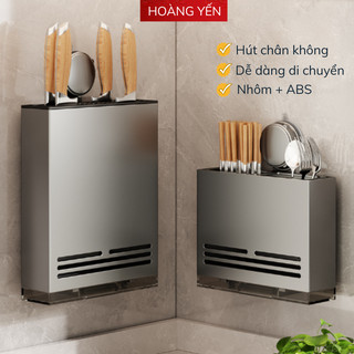 Ống Đựng Dao Đũa Dán Tường DANLE, Chất Liệu Thép Carbon Cao Cấp Lắp đặt hút chân không dán tường
