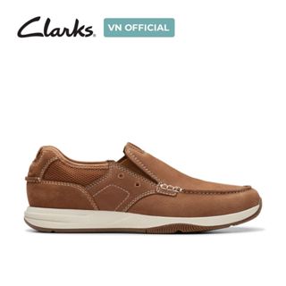  Giày Lười Da Nubuck Nam Clarks - Sailview Step 