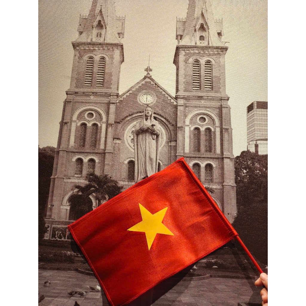 🇻🇳 CỜ ĐỎ SAO VÀNG CỜ VIỆT NAM CẦM TAY IN 2 MẶT - KHAI GIẢNG, CỔ VŨ BÓNG ĐÁ  🇻🇳