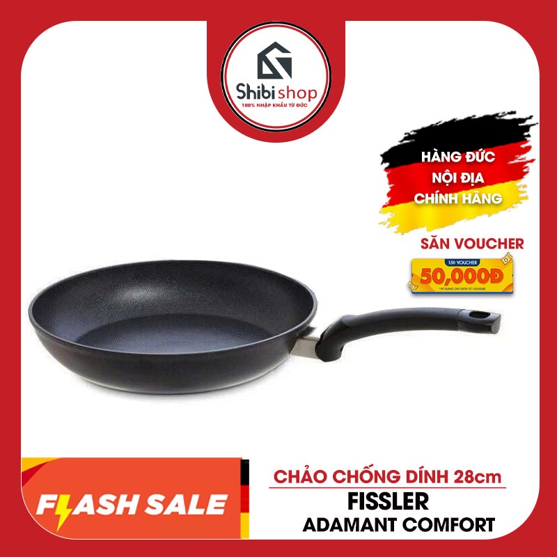 CHẢO CHỐNG DÍNH CAO CẤP FISSLER ADAMANT COMFORT 28cm, chống dính tốt nhất hãng Fissler