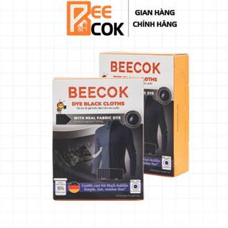 Giấy giặt đen giữ màu quần áo Beecok hộp 10 tờ- Giữ màu, phục hồi cho quần áo đen bị phai