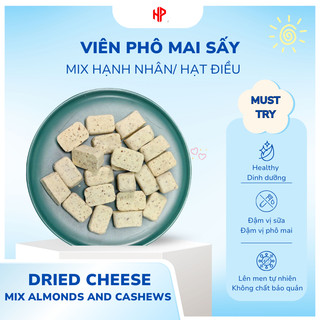 Phô mai sấy hạnh nhân hạt điều cao cấp thơm béo mặn nhẹ dinh dưỡng