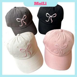 Mũ lưỡi trai " thêu nơ LA " cho nam nữ - Nón lưỡi trai nơ cute Form Mềm Chất Vải KAKI Thoáng Mát phong cách (tuyển sỉ)