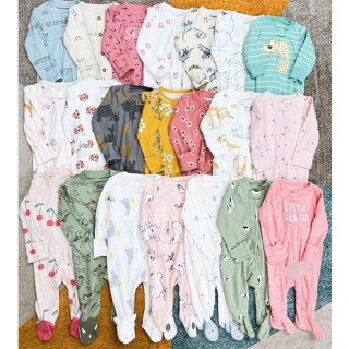   SET 3 BỘ  BODY SLEEP LIỀN TẤT KÉO KHOÁ CHO BÉ TRAI BÉ GÁI SIZE 3-24M 