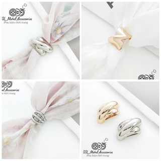 (1 cái) Khoen luồn kim loại trang trí váy đầm, bikini, đồ bơi làm phụ kiện kết váy, BK362,BK392,JLZ81646 #ssl_accessorie