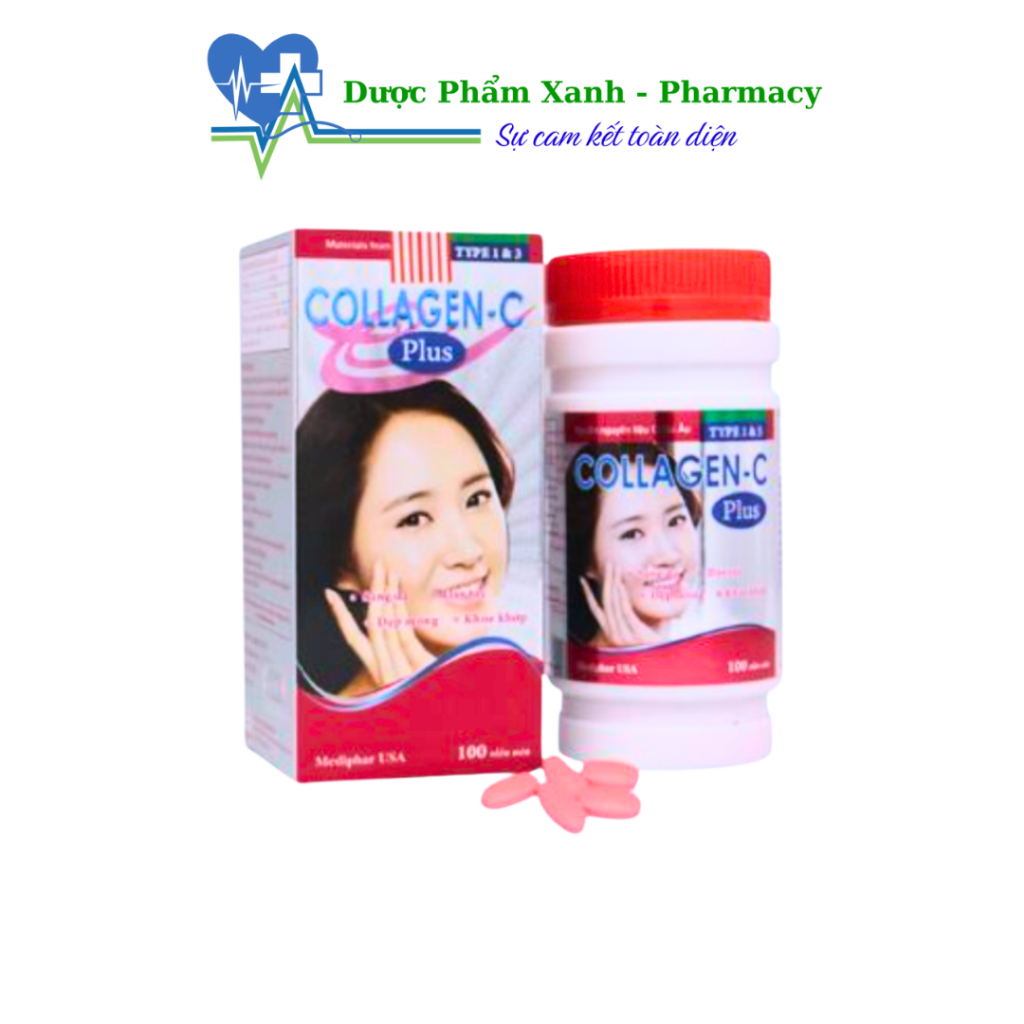 VIÊN UỐNG COLLAGEN C PLUS ( Hộp 100 viên)