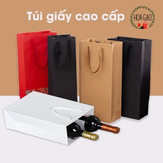 Túi Đựng Rượu Túi Đựng Quà Cao Cấp Có Quai Cao Cấp Túi Tặng Quà Chai Lọ