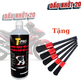 Dung dịch Vệ sinh pô dùng cho xe máy 2 thì - 4 thì ( T-PRO) - dung tích 1 Lít