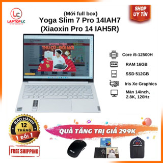  Laptop Văn Phòng Cao Cấp Yoga Slim 7 Pro  Xiaoxin 14 Pro Gen5  Core i5-12500H 16G SSD 512  14inch 2.8K,120Hz,100% SRGB 