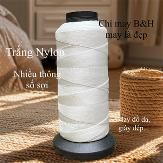 Chỉ Trắng Nylon may đồ da [ Nhiều Phân Loại ]