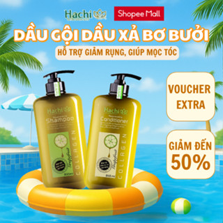 Dầu Gội, Xả thiên nhiên chiết xuất bơ bưởi dành cho tóc gãy rụng Hachi Regenerating