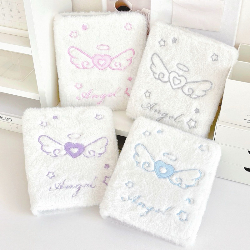 Binder Bông A5 Angel 6 Còng Lùn Lưu Trữ Thẻ Ảnh - Sổ Còng Bông Hoạ Tiết Thiên Thần