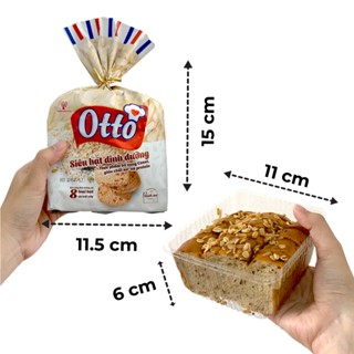 Combo 2 Túi Bánh Mì Siêu Hạt Dinh Dưỡng Otto Phạm Nguyên 145g | Bánh mì vị lạt | Dinh dưỡng | Đồ ăn vặt