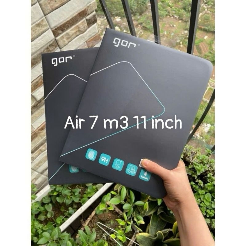 Kính cường lực Gor cho ipad air 7 M3 11 inch kính trong suốt siêu đẹp