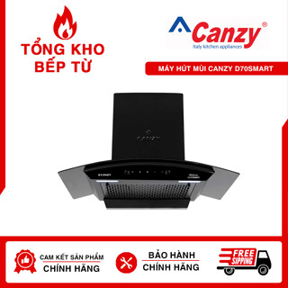 Máy hút mùi Canzy CZ D70smart Chức năng tự động làm sạch nhanh chóng, Chế độ hút cực khỏe, máy êm dòng bán chạy