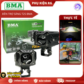 Đèn T2S BMA Đèn Trợ Sáng Chính Hãng BMA 50W Pha Màn Chập Ánh Sáng Trắng Chống Nước IP68 - BH 12T 