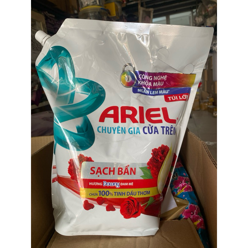 Nước giặt ARIEL cửa trước hương downy nắng sớm 3kg