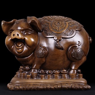 Tượng heo phong thủy, Con lợn, Tuổi hợi, Lợn tiết kiệm, 12 con giáp, Tượng phong thủy, Decor Trang trí nhà cửa - SUNNY