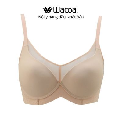 Áo lót Wacoal IIB5448 Feel Free (có size lớn) không gọng nâng nhẹ bản lưng to che mỡ không viền may smart size - IB5448