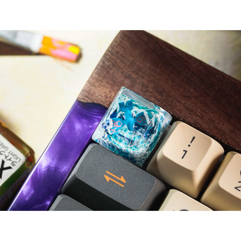  Keycap Artisan Pokemon SA 1U  Nút Bàn Phím Cơ  
