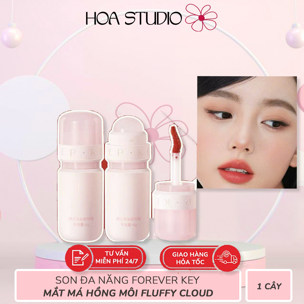 Kem đa năng FOREVER KEY son kem má hồng trang điểm mắt 1 cây