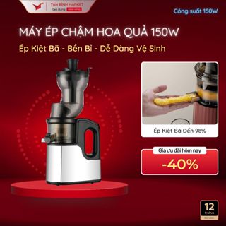 Máy Ép Chậm Công Nghiệp KAW - Máy Ép Hoa Quả Công Suất 500W, Dễ Dàng Lắp Đặt, Dễ Dàng Vệ Sinh
