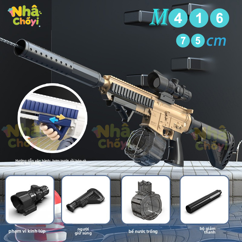 Đồ chơi súng nước thế hệ mới, đồ chơi mùa hè dành cho bé vận động ngoài trời.  Vận chuyển trong vòng 24 giờ