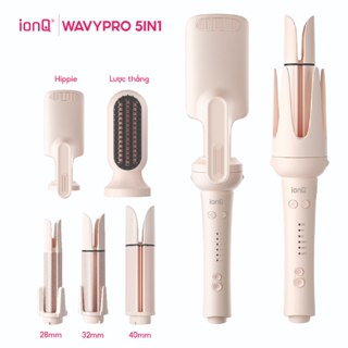   KOC  Máy uốn tóc làm xoăn tự động 5in1 ionQ Wavy Pro 3 đầu uốn 40mm 32mm 28mm 1 đầu hippie 1 đầu lược 