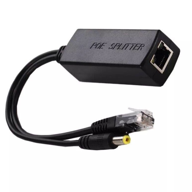 BỘ CHUYỂN ĐỔI POE SPLITTER - Bộ Chuyển Đổi Splitter POE 48v sang 12v Cho Camera IP Không POE