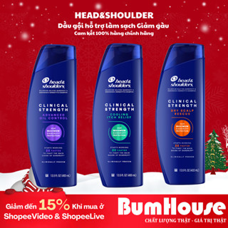 Dầu Gội Ngăn ngừa gàu Head & Shoulders Clinical Strength 400ml - Hàng Mỹ