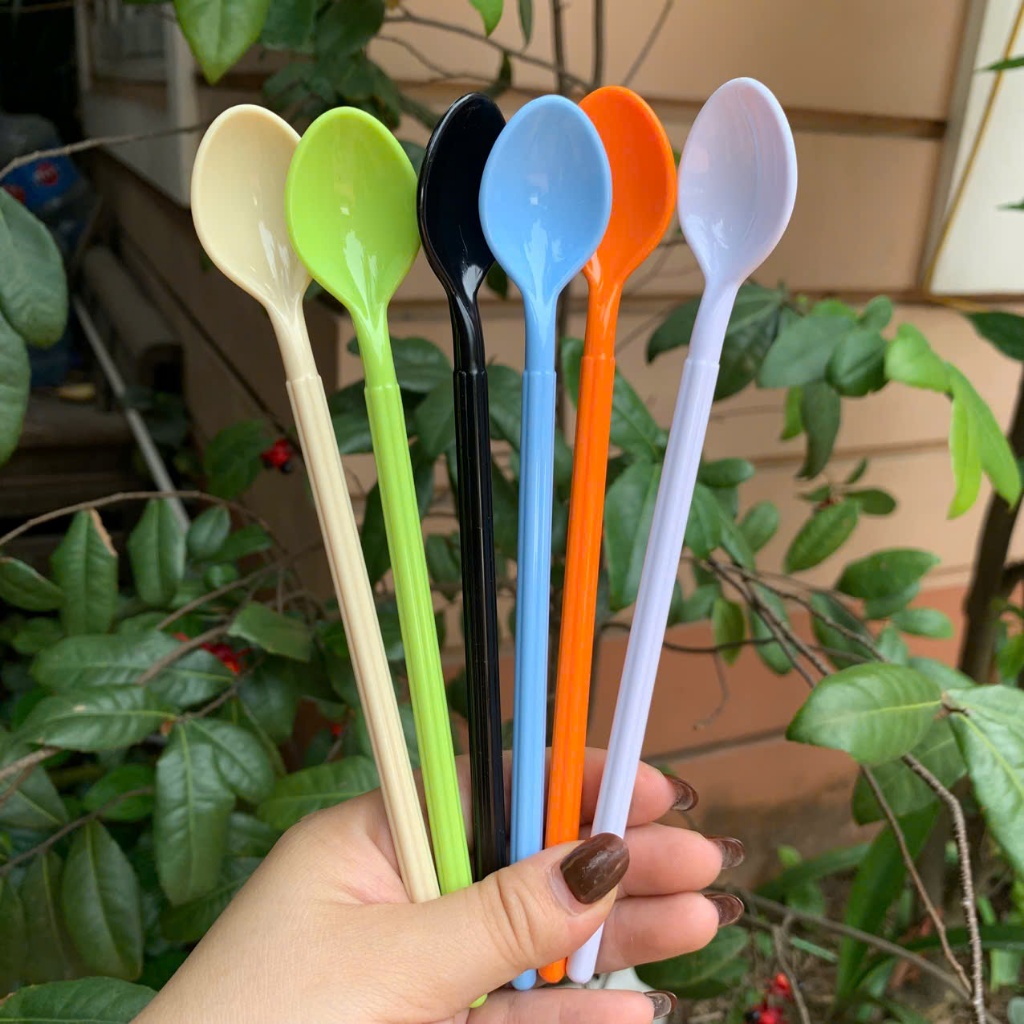 Combo 20,10,5 thìa sinh tố Song Long nhiều màu sắc