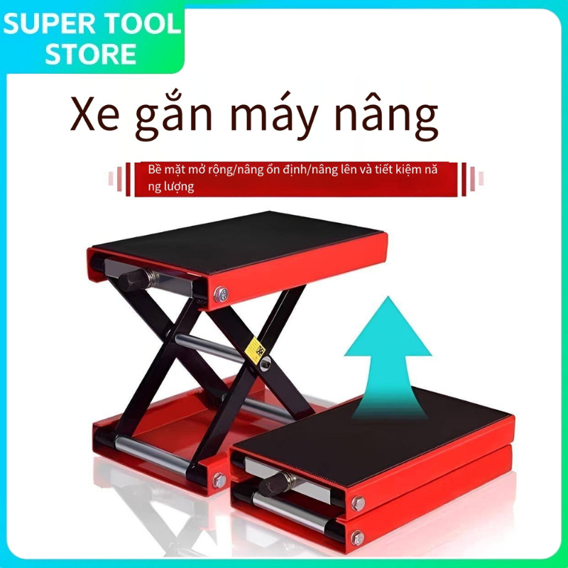 Bàn nâng gầm sửa chữa xe mô tô xe máy chuyên nghiệp Dạng Chữ A Nhỏ Gọn, Thay Thế Lốp Xe Hơi, Ô Tô Khẩn Cấp