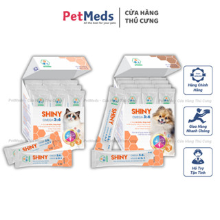 [1 Tuýp] Dầu Cá SHINY Cho Chó Mèo Giúp Da Khỏe Lông Mượt, Tăng Cường Sức Khỏe