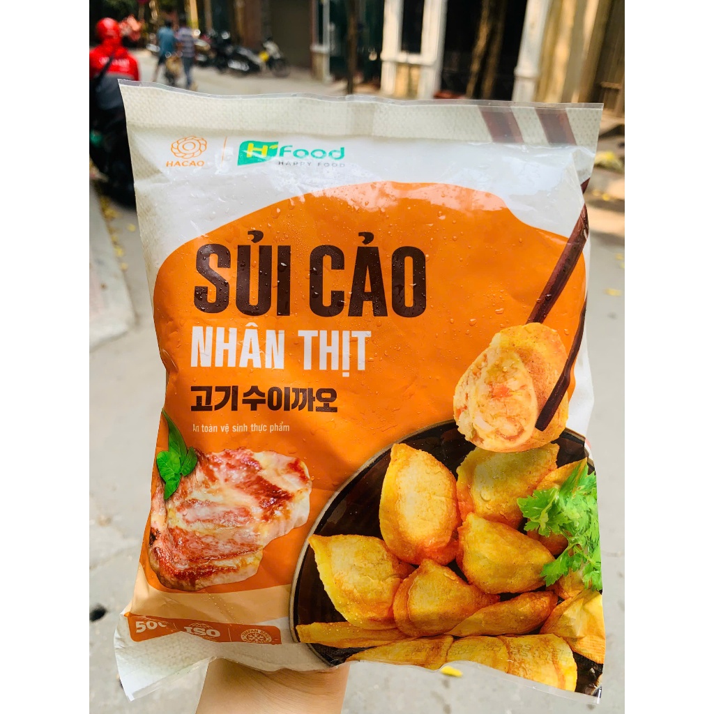 Sủi cảo nhân thịt 500g,sủi thịt 500g thả lẩu,chiên