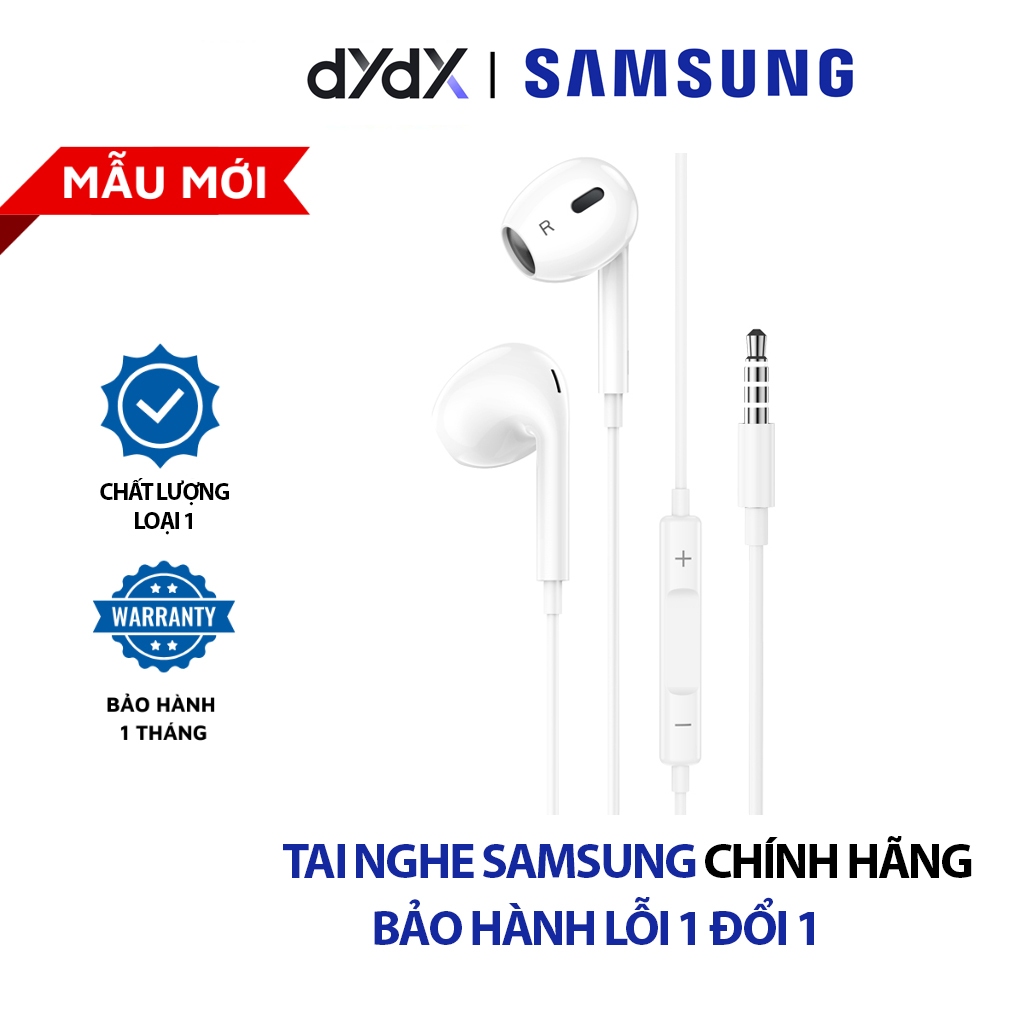Tai nghe Samsung M101 Max chân cắm jack 3,5 dùng nghe nhạc gọi điện cho điện thoại máy tính DYDX