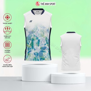 Áo Yonex sát nách, quần áo cầu lông thoáng mát thấm hút mồ hôi tốt (518)