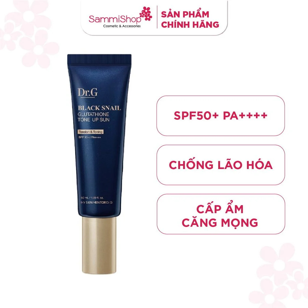 Dr.G Kem chống nắng Black Snail