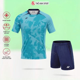  Áo Yonex áo cầu lông thi đấu đội tuyển Korea mới nhất chất liệu mát mẻ  0509 xanh  